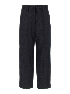 BRUNELLO CUCINELLI: Trousers Shorts - Straight Crop Pants