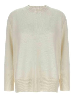 BRUNELLO CUCINELLI: Strickpullover mit Rundhalsausschnitt - Rundhalspullover - Beige