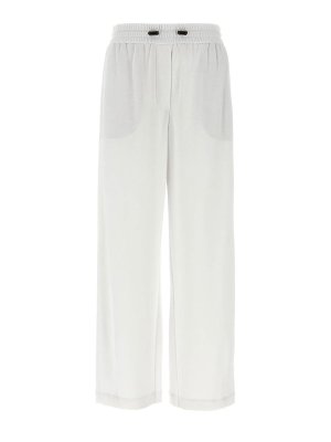 BRUNELLO CUCINELLI: tracksuit bottoms - Piqu Cotton Joggers