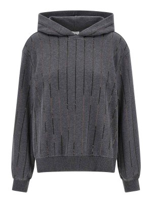 BRUNELLO CUCINELLI: スウェット＆セーター - スウェットシャツ/セーター - グレー