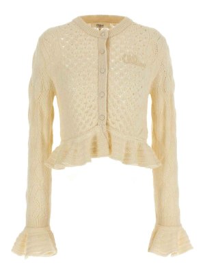 CHLOE': Cárdigans - Cárdigan - Blanco