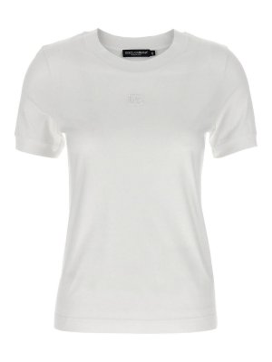Tシャツ・カットソー DONDUP Woman T-Shirt White DS028JF0271DIT1 000 Dondup T-Shirt - White - Women | DS028JF0271DIT1000 | thebs.com