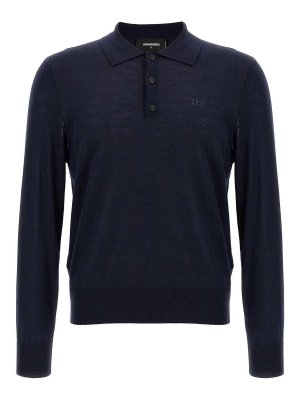 DSQUARED2: polo shirts - Logo Embroidery Polo Shirt