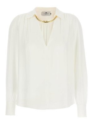 ELISABETTA FRANCHI: シャツ - シャツ - 白