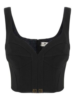 ELISABETTA FRANCHI: Tops & Tank tops - Heart Neckline Top