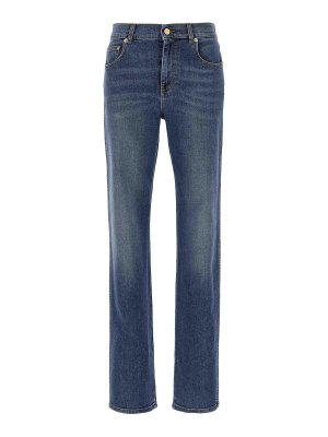 FABIANA FILIPPI: bootcut jeans - Knitted Pocket Jeans