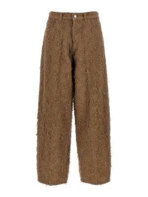 HAIKURE: bootcut jeans - Becky Fur Denim Jeans