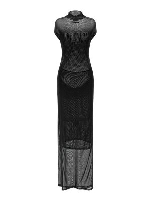JEAN PAUL GAULTIER: knee length dresses - Flocked Dress