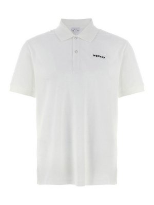 ALEXANDER MCQUEEN: Poloshirts - Poloshirt - Weiß