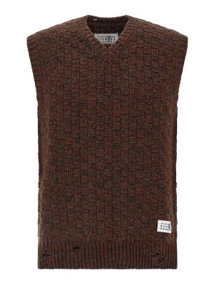 MM6 MAISON MARGIELA: Gilets tricot - Gilet - Multicolore