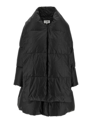 MM6 MAISON MARGIELA: Kurze Daunenjacken - Daunenjacke - Schwarz