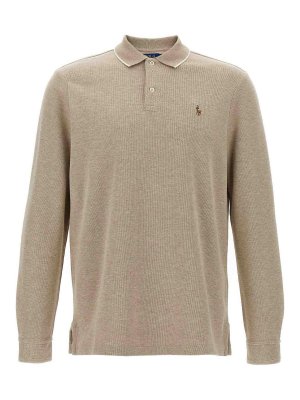 BRUNELLO CUCINELLI　ポロシャツ　ベージュ　綿100%　上90 メンズ カジュアルTシャツ＆ポロシャツ | Brunello Cucinelli