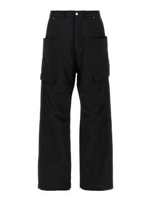 RICK OWENS: casual trousers - Stefan Cargo Pants