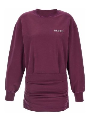 The Attico: short dresses - Draped Mini Dress