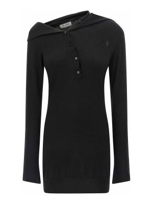 The Attico: ニーレングスドレス - 膝丈ドレス - 黒