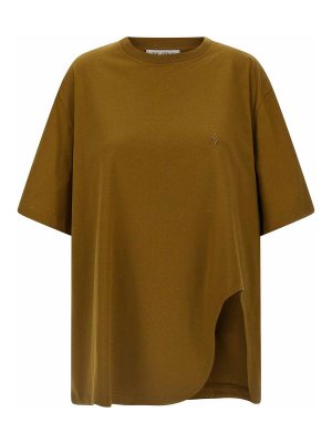 The Attico: t-shirts - Logo Embroidery T-Shirt