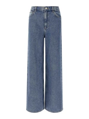 Theory: bootcut jeans - High-Waisted Wide-Leg Jeans