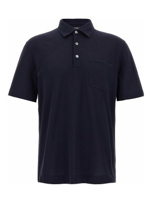 ZEGNA: Poloshirts - Poloshirt - Blau