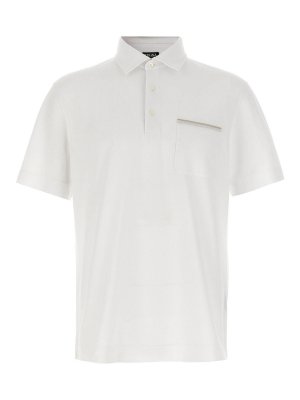 ZEGNA: Poloshirts - Poloshirt - Weiß