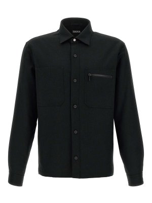 Tシャツ・カットソー ZEGNA FW25 Techmerino overshirt (UGV01A2SOTM2290G 054) Zegna Techmerino Overshirt | italist