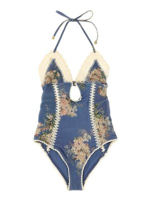 ZIMMERMANN: one-piece - Cascadian Keyhole Crochet One-Piece Swimsuit