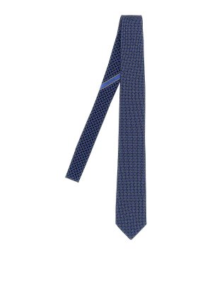 FERRAGAMO: ネクタイ＆蝶ネクタイ - ネクタイ - ブルー