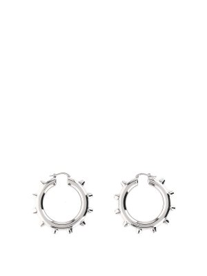 JIL SANDER: Pendientes - Pendientes - Plata