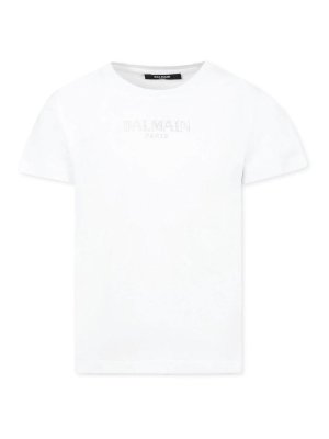 Balmain: blouses - T-shirt and white pole
