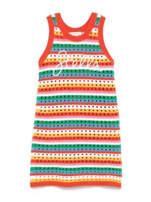Stella McCartney Kids: Knielange Kleider - Knielanges Kleid - Bunt