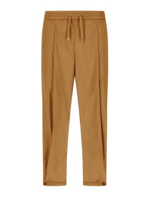 HERNO: casual trousers - Camel trousers