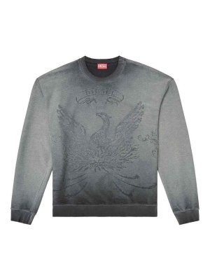 DIESEL: maglia collo a barchetta - Pullover