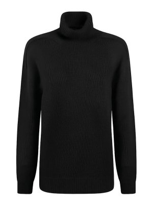 TAGLIATORE: U-Boot-Ausschnitt - U-Boot-Pullover - Schwarz