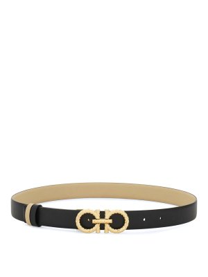 FERRAGAMO: Ceintures - Ceinture - Noir