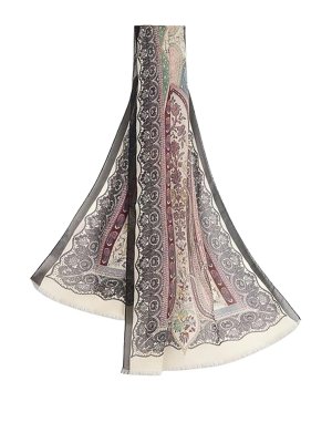 ETRO: スカーフ - スカーフ - 黒