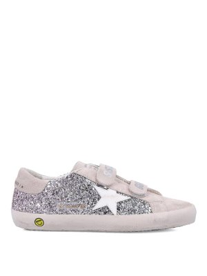 GOLDEN GOOSE: trainers - Kids Scarpe Basse Silver/Pink/White/Grey