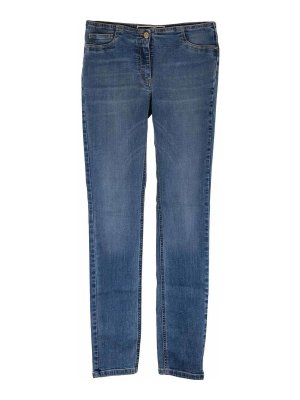 ELISABETTA FRANCHI: ブーツカットジーンズ - ブーツカットジーンズ - ブルー