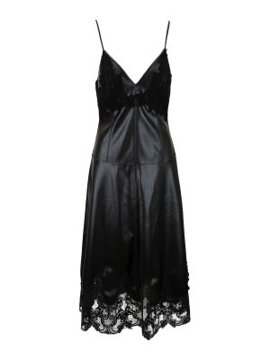 ELISABETTA FRANCHI: ニーレングスドレス - 膝丈ドレス - 黒