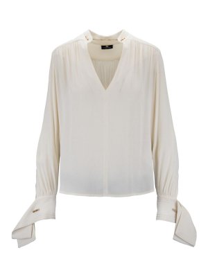 ELISABETTA FRANCHI: シャツ - シャツ - クリーム