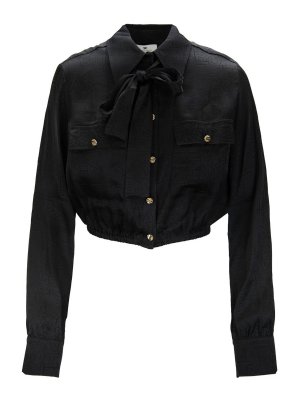 ELISABETTA FRANCHI: シャツ - シャツ - 黒
