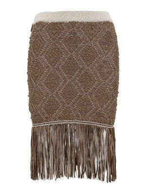 ELISABETTA FRANCHI: Miniröcke - Minirock - Braun