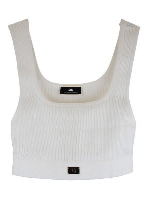 ELISABETTA FRANCHI: トップス＆タンクトップ - トップ/タンクトップ - クリーム