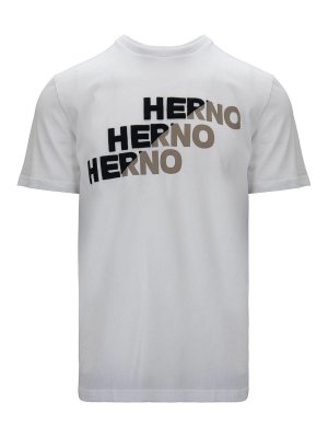 HERNO: T-shirts - T-Shirt - Blanc