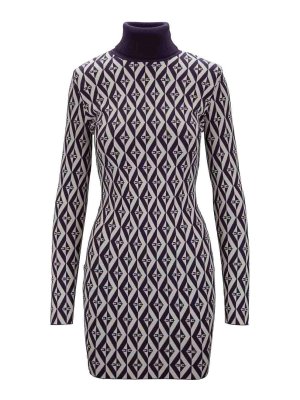 ELISABETTA FRANCHI: ショートドレス - ショートドレス - 紫