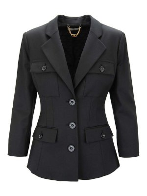 ELISABETTA FRANCHI: ブレザー - ブレザー - 黒