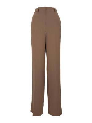 ELISABETTA FRANCHI: カジュアルトラウザー - カジュアルパンツ - キャメル