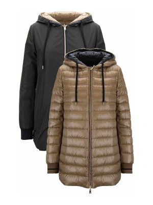 HERNO: ダウン・ハイテクジャケット - ダウンジャケット - 黒