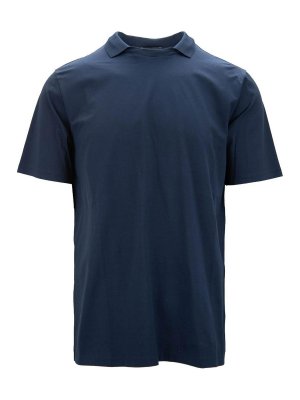 HERNO: Camisetas - Camiseta - Azul Oscuro