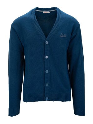 SUN 68: カーディガン - カーディガン - ダークブルー