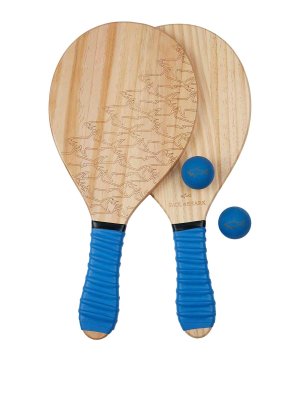 PAUL & SHARK: homeware - Beach rackets set with Sharks prints