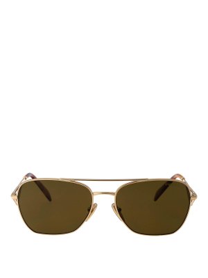 PRADA: Gafas de sol - Gafas De Sol - Dorado